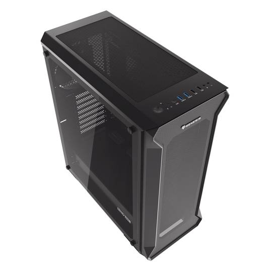 Boîtier de jeu Genesis IRID 505 ATX avec 2 ports USB 3.0 et 2 ports USB 2.0 avec verre trempé NPC-1517
