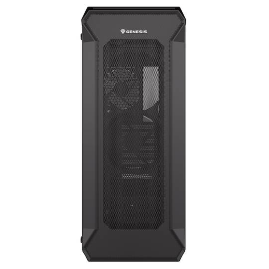 Boîtier de jeu Genesis IRID 505 ATX avec 2 ports USB 3.0 et 2 ports USB 2.0 avec verre trempé NPC-1517