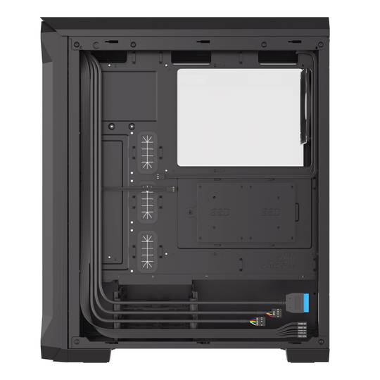 Boîtier de jeu Genesis IRID 505 ATX avec 2 ports USB 3.0 et 2 ports USB 2.0 avec verre trempé NPC-1517
