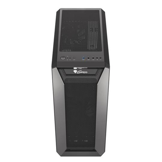 Caja Gaming IRID 515 ATX de Genesis con 1 USB 3.0 y 2 USB 2.0 sin fuente de alimentación y cristal templado NPC-1683