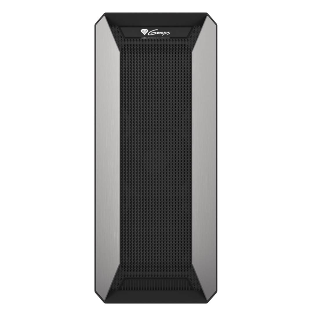 Caja Gaming IRID 515 ATX de Genesis con 1 USB 3.0 y 2 USB 2.0 sin fuente de alimentación y cristal templado NPC-1683