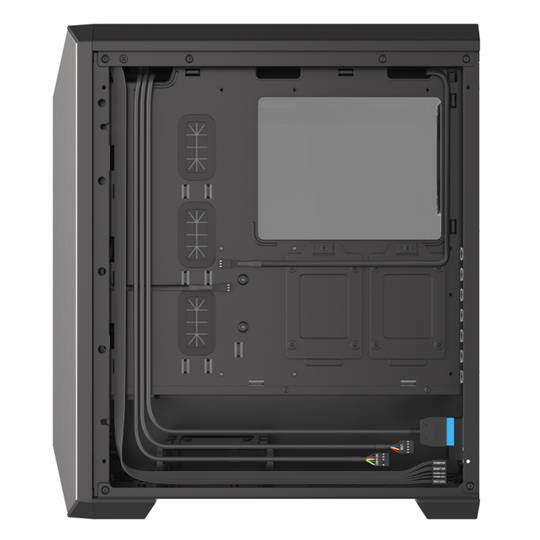 Caja Gaming IRID 515 ATX de Genesis con 1 USB 3.0 y 2 USB 2.0 sin fuente de alimentación y cristal templado NPC-1683