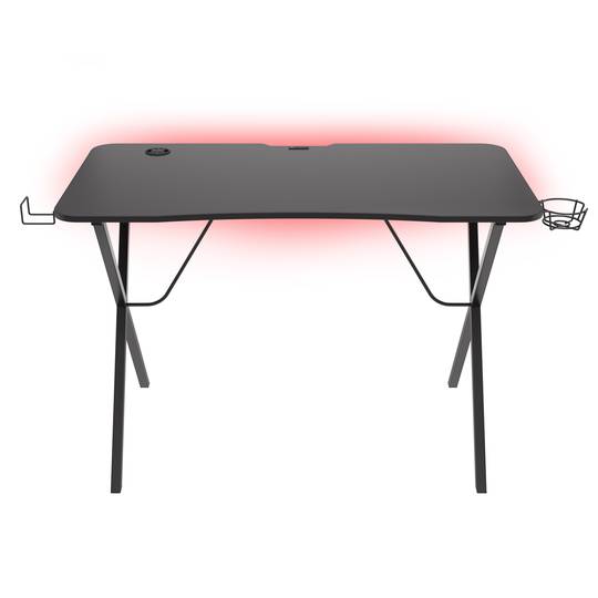 Mesa Gaming Holm 200 RGB de Genesis negro carbón NDS-1606