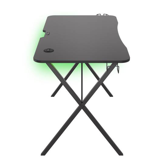 Mesa Gaming Holm 200 RGB de Genesis negro carbón NDS-1606