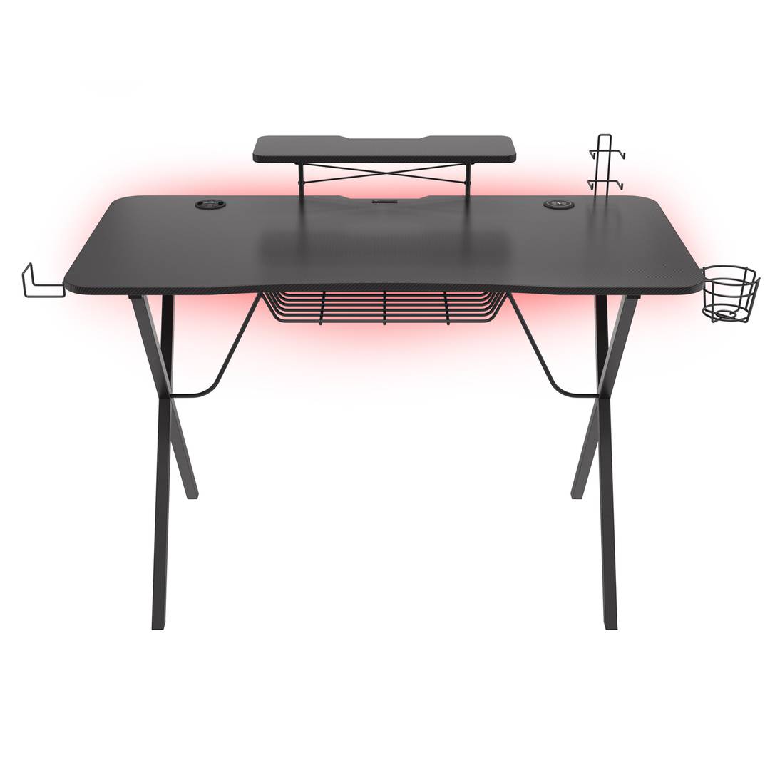 Holm 300 RGB Gaming Tisch von Genesis Carbon Black NDS-1550