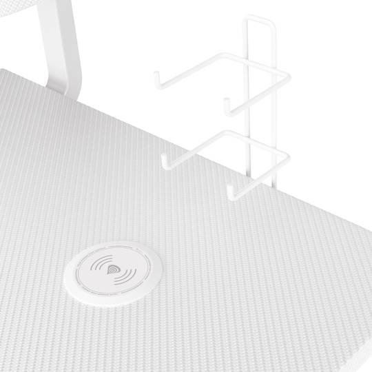 Mesa Gaming Holm 320 RGB de Genesis blanco carbono NDS-1802