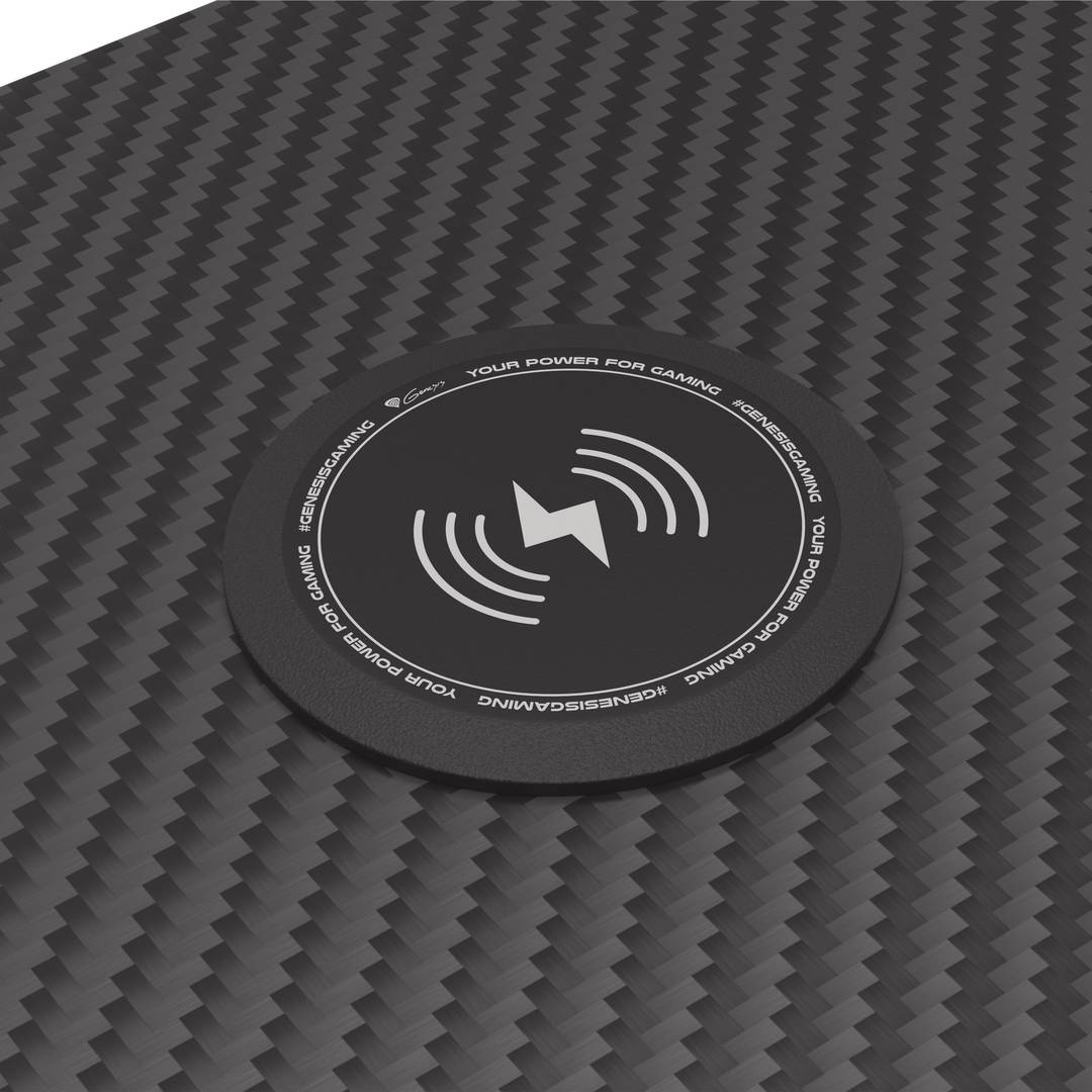 Holm Gaming Table 510 RGB da Genesis preto carbono NDS-1732