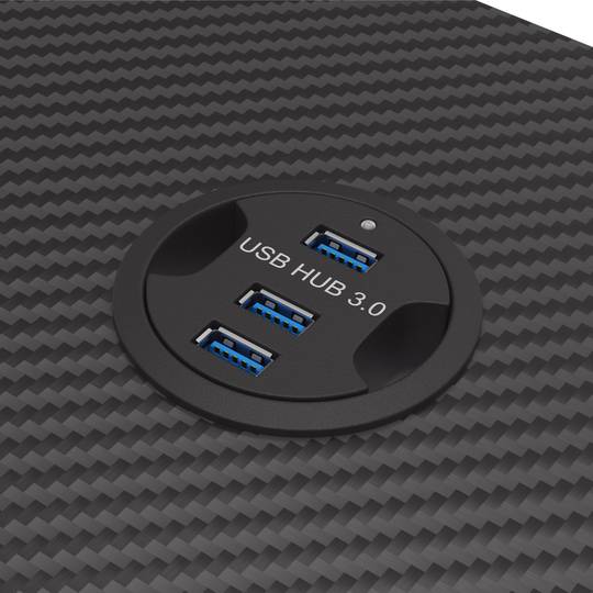 Holm Gaming Table 510 RGB da Genesis preto carbono NDS-1732