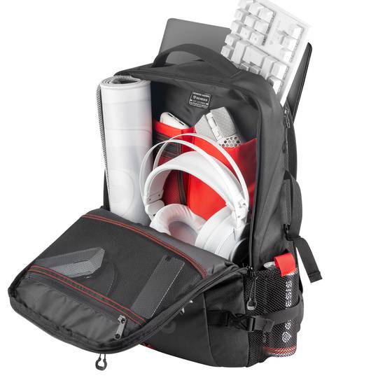 Mochila Pallad 410 Genesis para laptops de até 15,6 polegadas preto NBG-1947