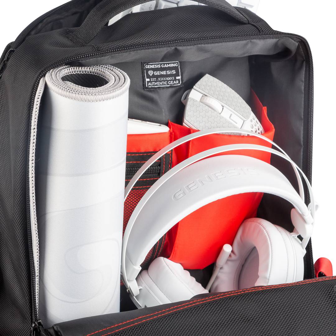 Mochila Pallad 410 Genesis para laptops de até 15,6 polegadas preto NBG-1947