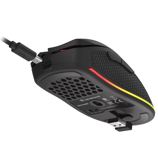 Genesis Zircon 550 Wireless Gaming Mouse with 8000 DPI Black NMG-1787