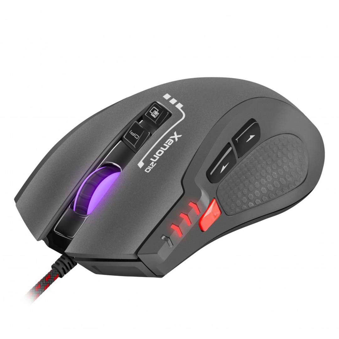 Genesis Xenon 210 RGB Gaming Mouse with 3200 DPI Black NMG 0904 Cablematic