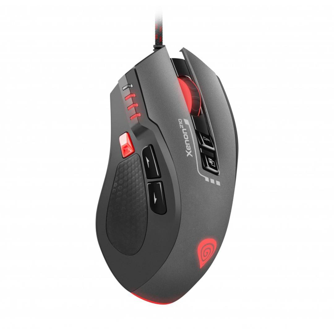 Genesis Xenon 210 RGB Gaming Mouse with 3200 DPI Black NMG 0904 Cablematic