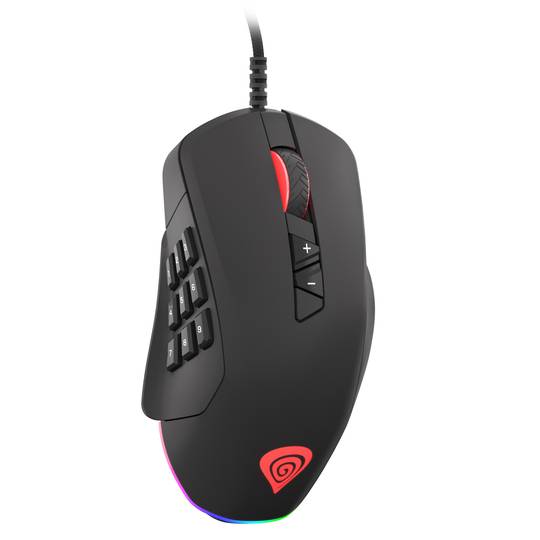 Mouse da gioco Genesis 770 Xenon con 10200 DPI nero NMG-1473
