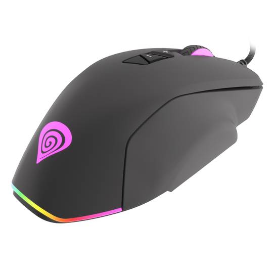 Mouse da gioco Genesis 770 Xenon con 10200 DPI nero NMG-1473