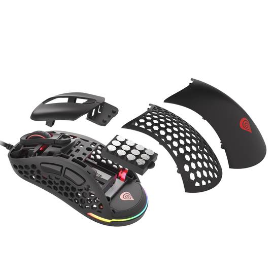 Mysz do gier Genesis Xenon 800 RGB o rozdzielczości 16000 DPI NMG-1629