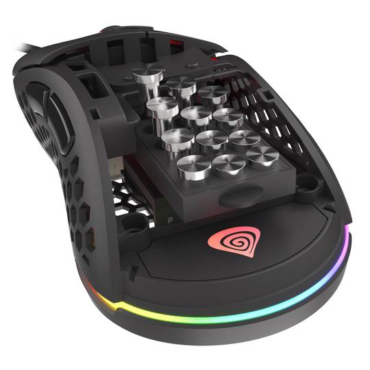 Mysz do gier Genesis Xenon 800 RGB o rozdzielczości 16000 DPI NMG-1629