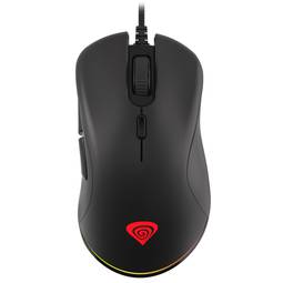 Mouse da gioco Genesis Krypton 200 RGB con 6400 DPI nero NMG-1713