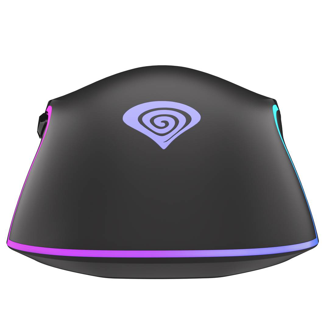 Mouse da gioco Genesis Krypton 220 RGB con 6400 DPI nero NMG-1770