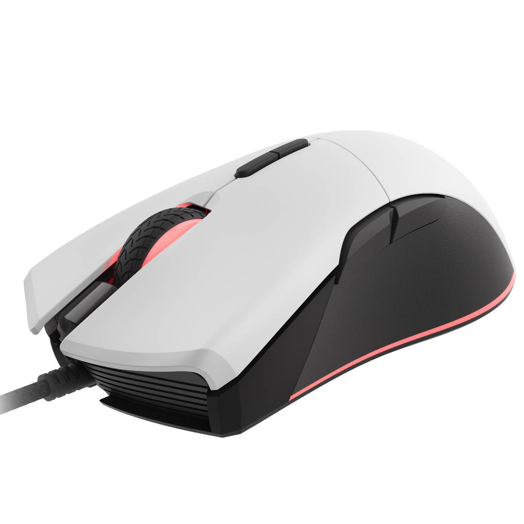 Mouse da gioco Genesis Krypton 290 RGB con 6400 DPI bianco NMG-1785