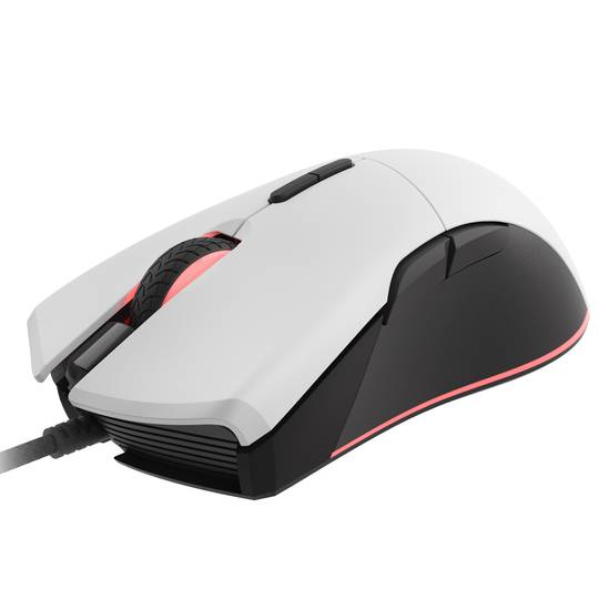Mouse da gioco Genesis Krypton 290 RGB con 6400 DPI bianco NMG-1785