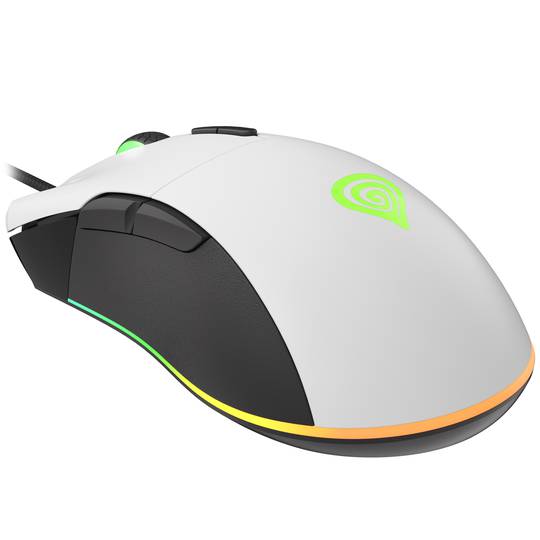 Mouse da gioco Genesis Krypton 290 RGB con 6400 DPI bianco NMG-1785