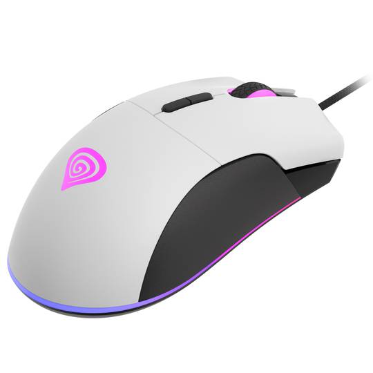 Mouse da gioco Genesis Krypton 290 RGB con 6400 DPI bianco NMG-1785