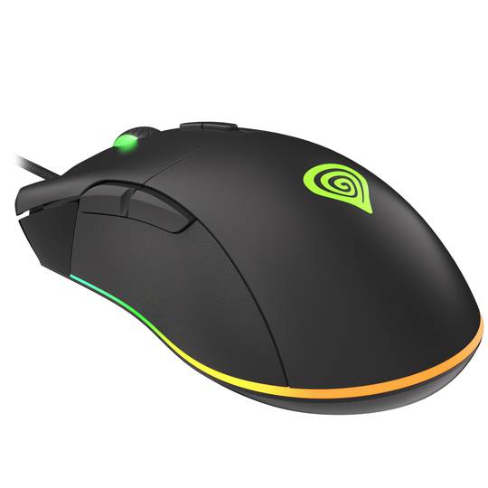 Mouse da gioco Genesis Krypton 290 RGB con 6400 DPI nero NMG-1771