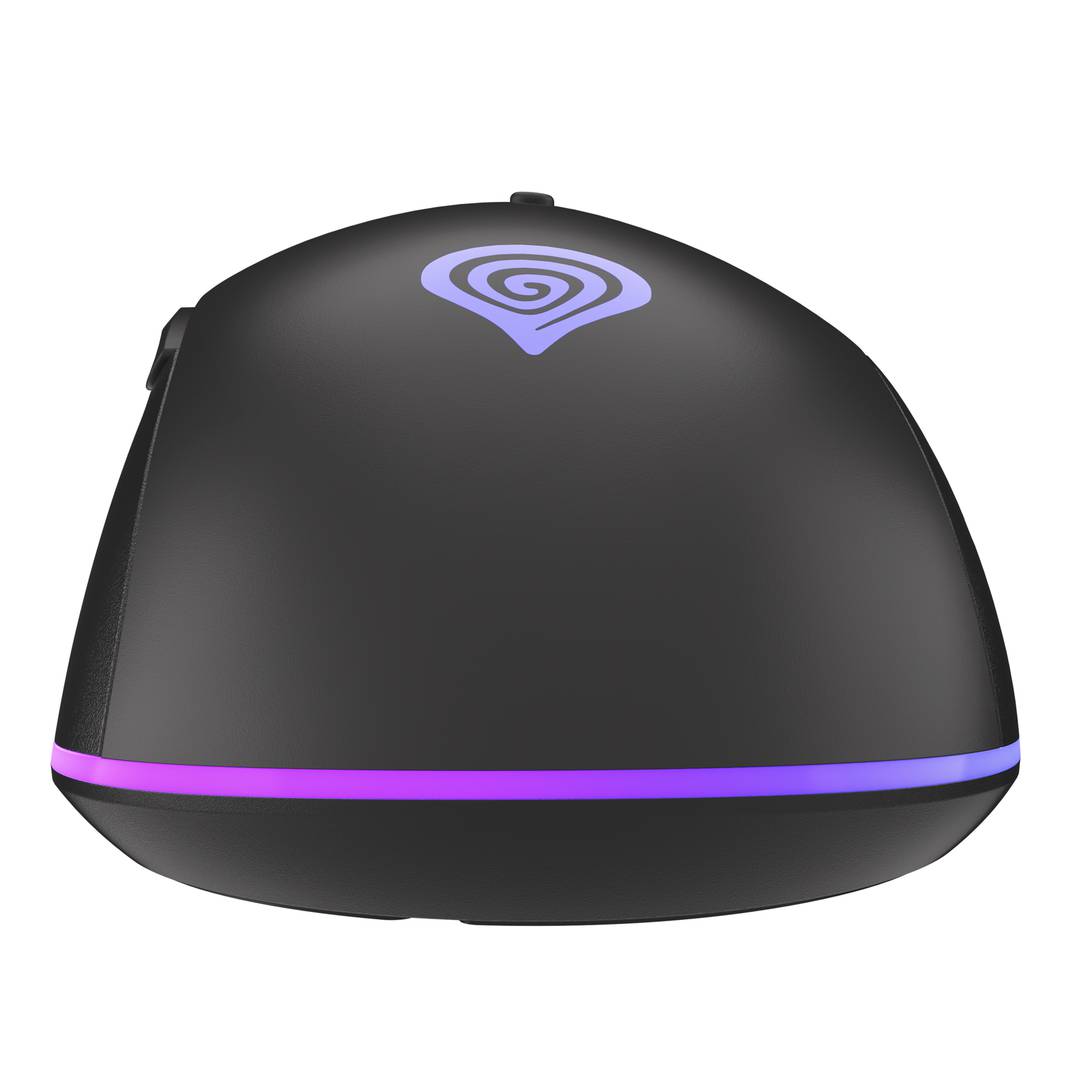 Mouse da gioco Genesis Krypton 290 RGB con 6400 DPI nero NMG-1771