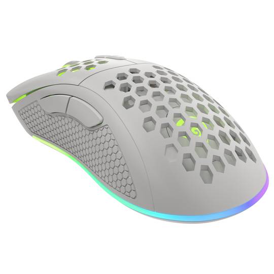 Ratón Gaming Krypton 555 RGB de Genesis con 8000 DPI blanco NMG-1840