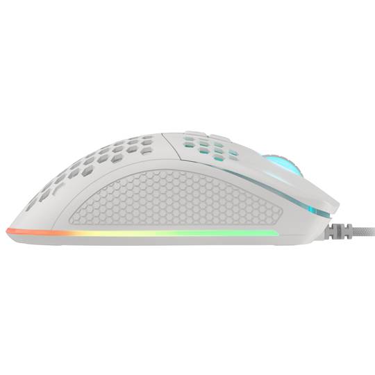 Ratón Gaming Krypton 555 RGB de Genesis con 8000 DPI blanco NMG-1840