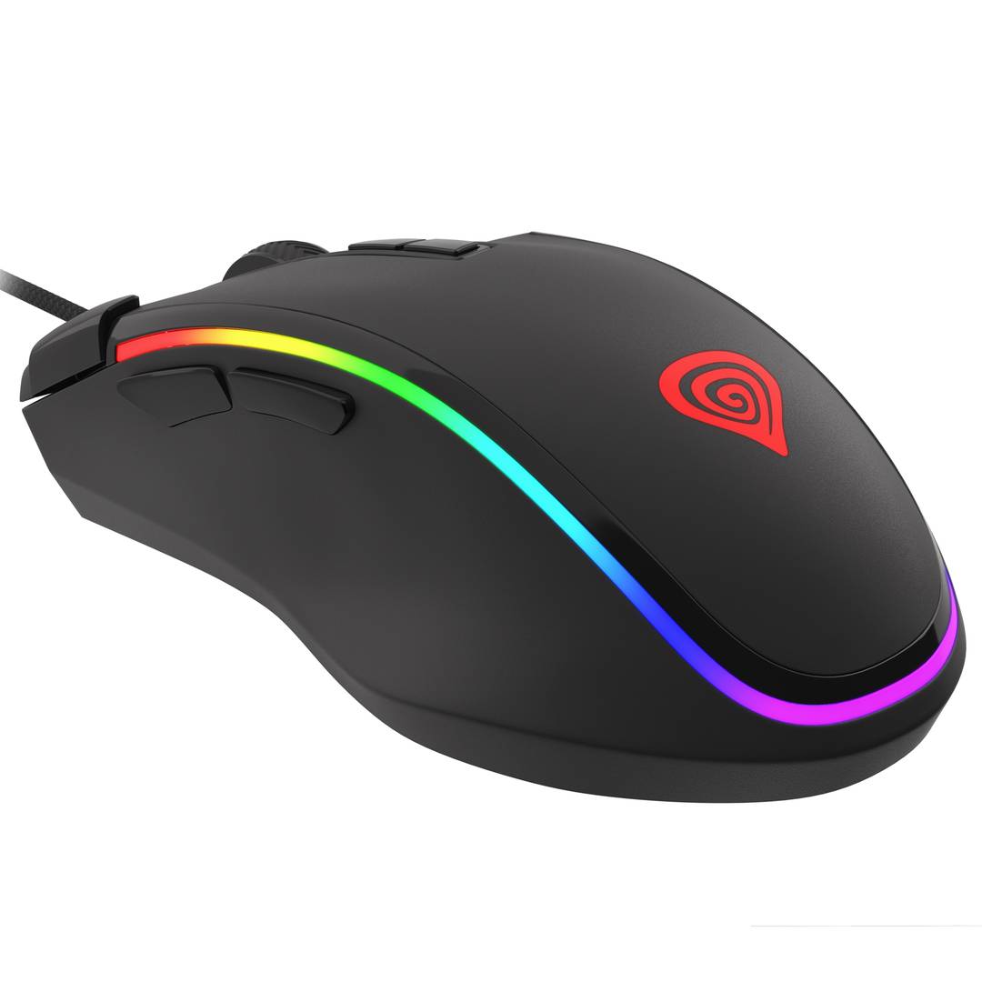 Ratón Gaming RGB Krypton 700 G2 de Genesis con 8000 DPI negro NMG-1850