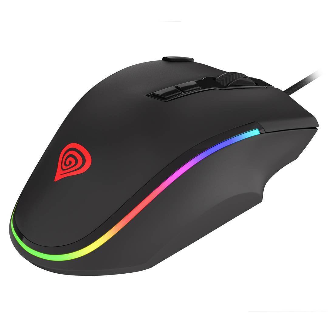 Ratón Gaming RGB Krypton 700 G2 de Genesis con 8000 DPI negro NMG-1850