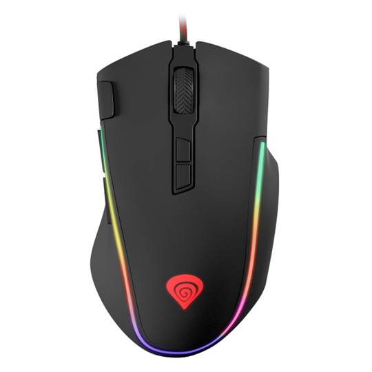 Mysz gamingowa Genesis Krypton 700 RGB o rozdzielczości 7200 DPI czarna NMG-0905