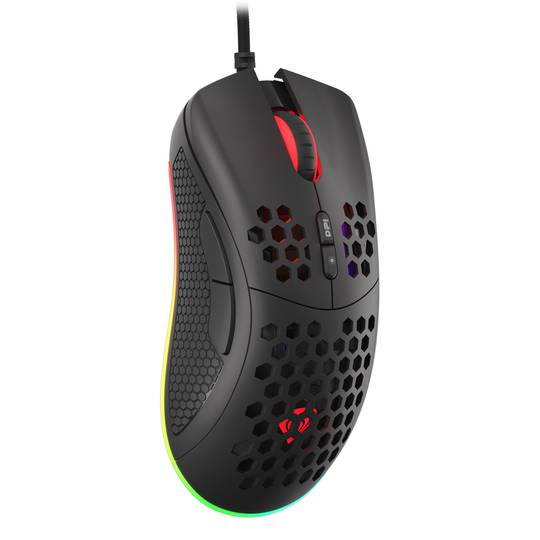 Genesis Krypton 550 RGB Gaming-Maus mit 8000 DPI Ultralight Black NMG-1680