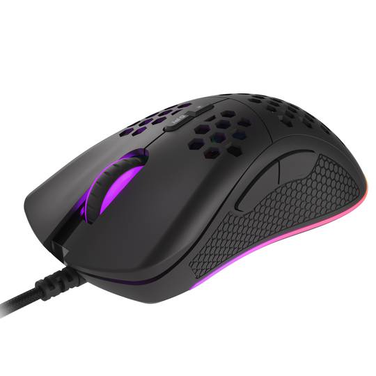 Genesis Krypton 550 RGB Gaming-Maus mit 8000 DPI Ultralight Black NMG-1680