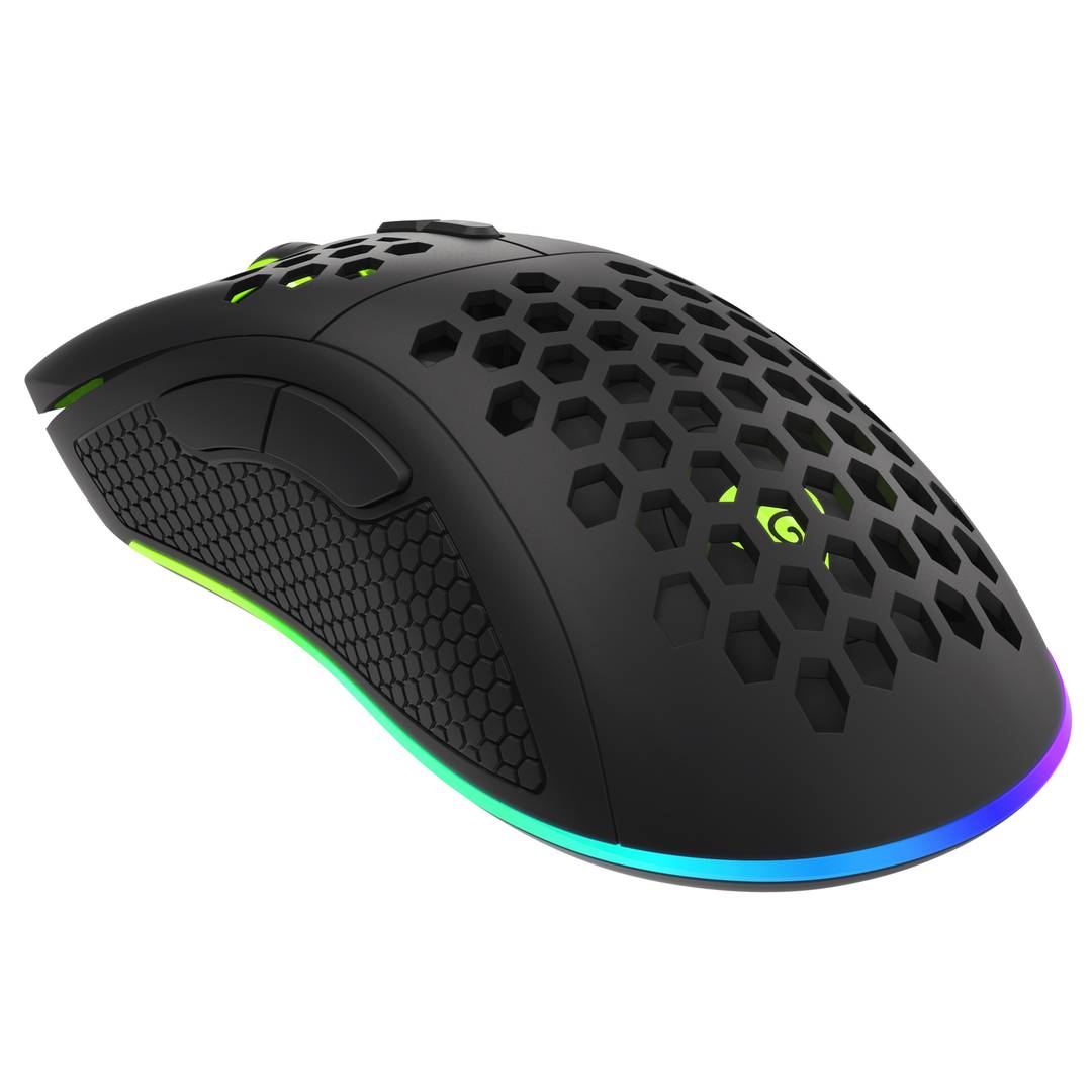 Genesis Krypton 550 RGB Gaming-Maus mit 8000 DPI Ultralight Black NMG-1680
