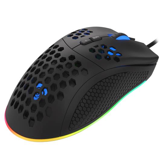 Genesis Krypton 550 RGB Gaming-Maus mit 8000 DPI Ultralight Black NMG-1680