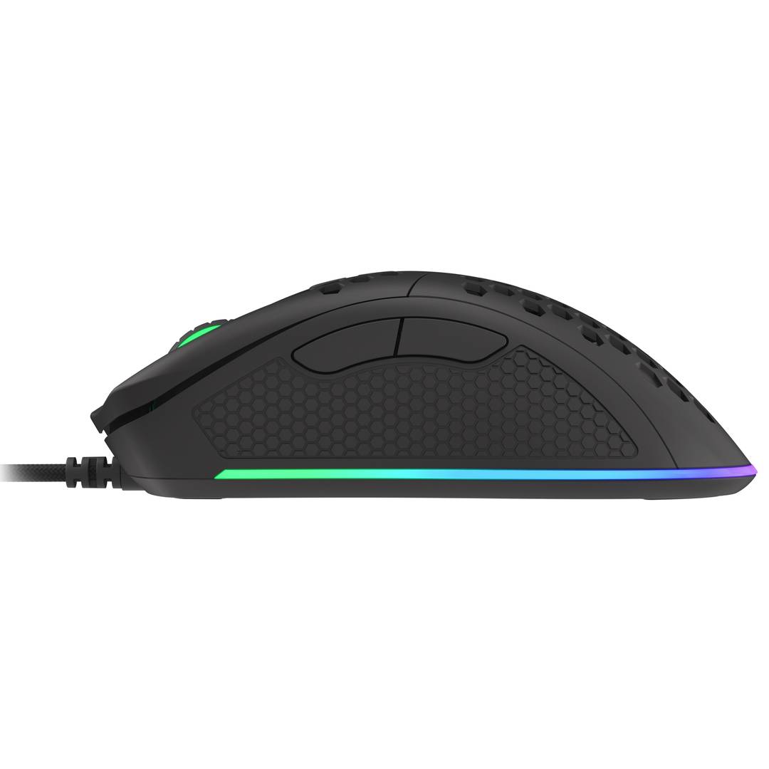 Genesis Krypton 550 RGB Gaming-Maus mit 8000 DPI Ultralight Black NMG-1680