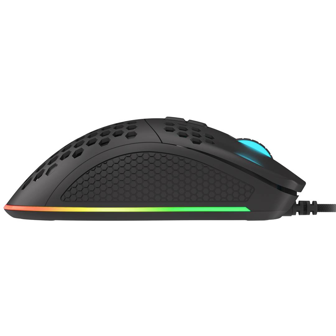 Genesis Krypton 550 RGB Gaming-Maus mit 8000 DPI Ultralight Black NMG-1680