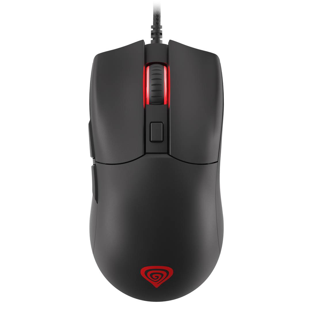 Genesis Krypton 750 Gaming-Maus mit 8000 DPI RGB Schwarz NMG-1841