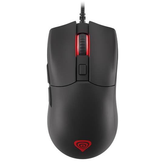 Genesis Krypton 750 Gaming-Maus mit 8000 DPI RGB Schwarz NMG-1841