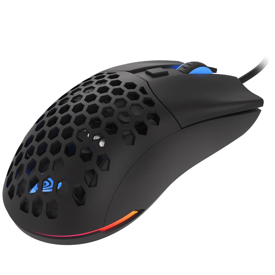 Genesis Krypton 750 Gaming-Maus mit 8000 DPI RGB Schwarz NMG-1841