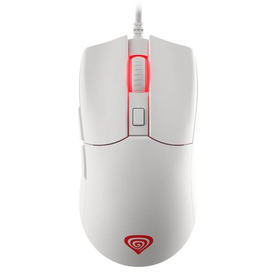 Mouse da gioco Genesis Krypton 750 RGB con 8000 DPI e NMG-1842 bianco ultraleggero