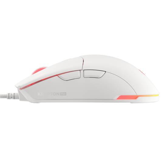 Mouse da gioco Genesis Krypton 750 RGB con 8000 DPI e NMG-1842 bianco ultraleggero