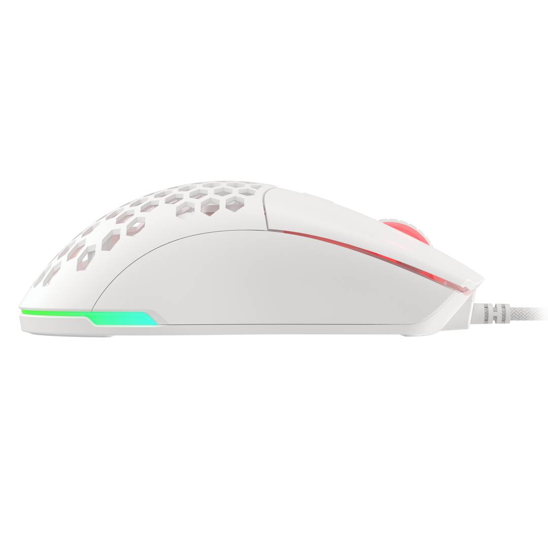 Mouse da gioco Genesis Krypton 750 RGB con 8000 DPI e NMG-1842 bianco ultraleggero