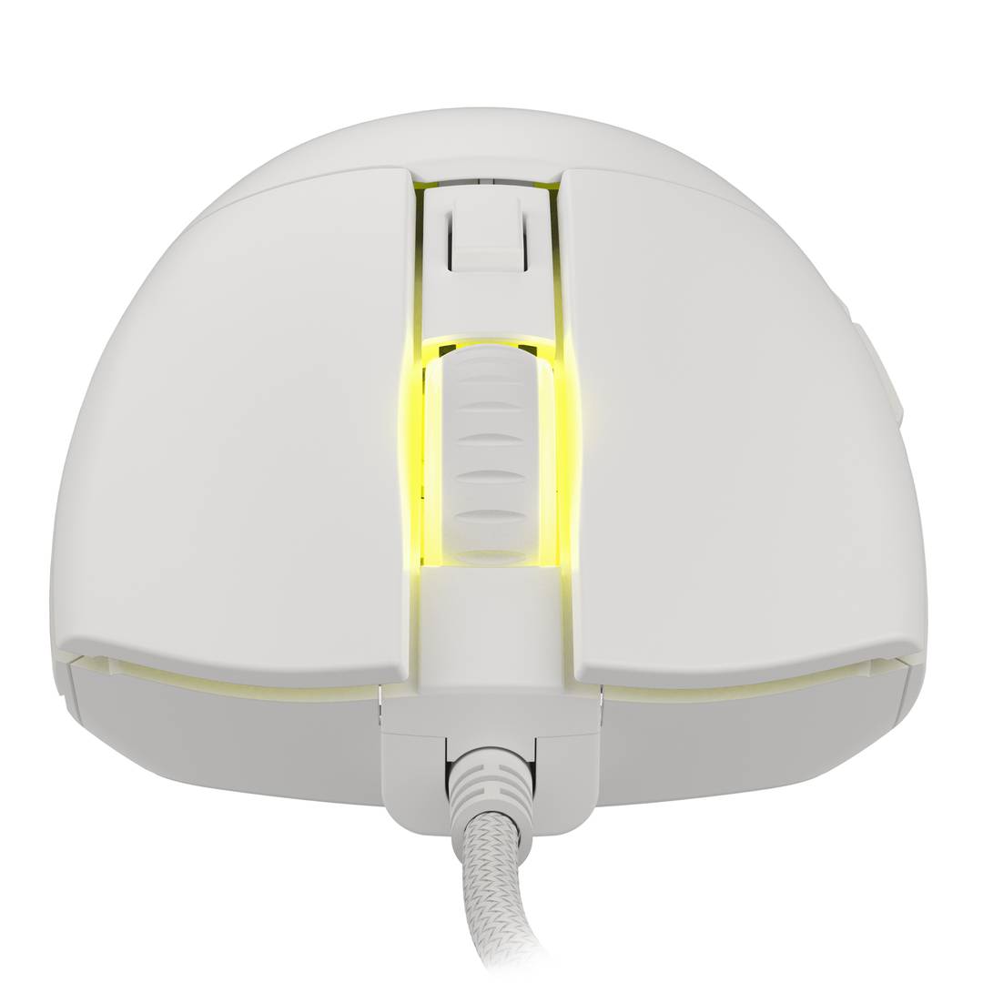 Mouse da gioco Genesis Krypton 750 RGB con 8000 DPI e NMG-1842 bianco ultraleggero