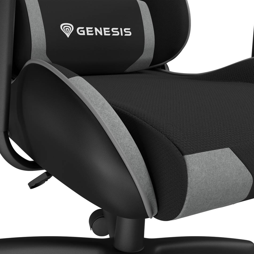 Cadeira para jogos preta e cinza Genesis Nitro 440 NFG-1533