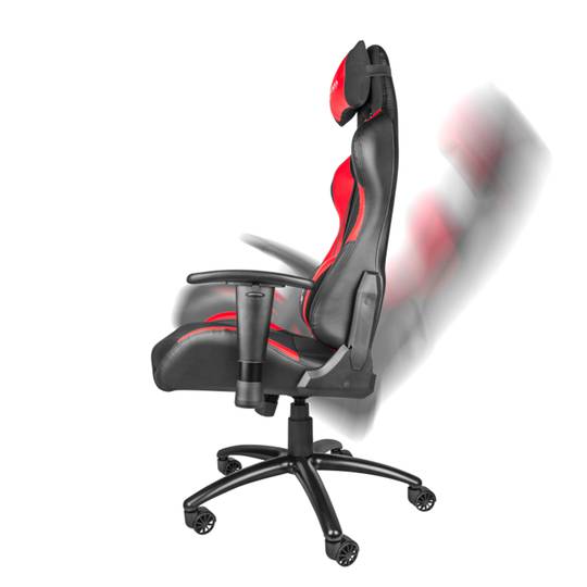 Silla Gaming Nitro 550 de Genesis negro y rojo