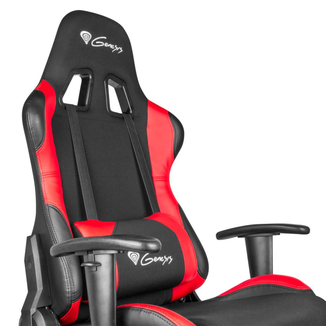 Silla Gaming Nitro 550 de Genesis negro y rojo